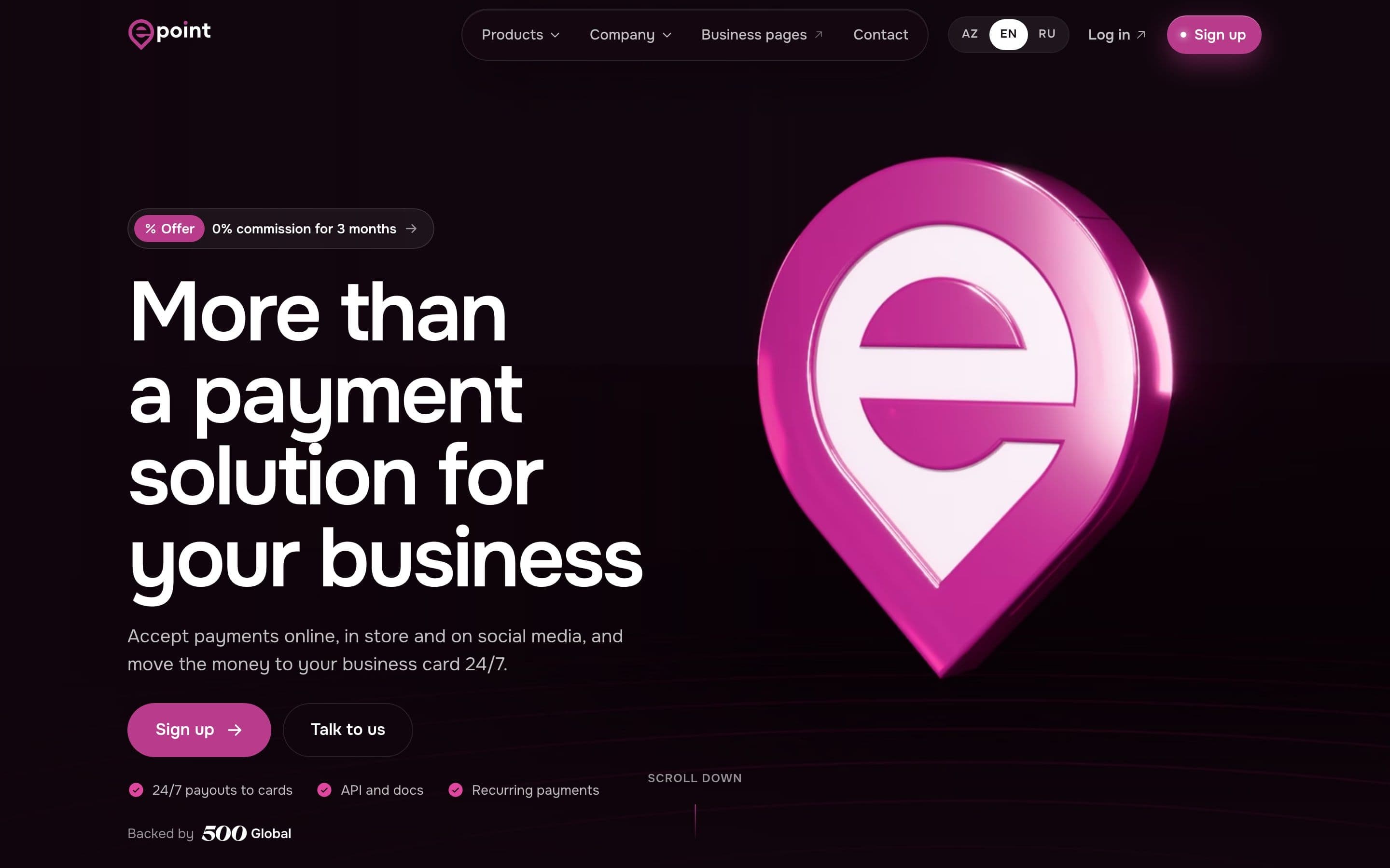 Epoint Landing cover